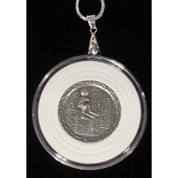 Cat Goddess 1/2 oz Silver Ultra High Relief Round/Pendant NECKLACE